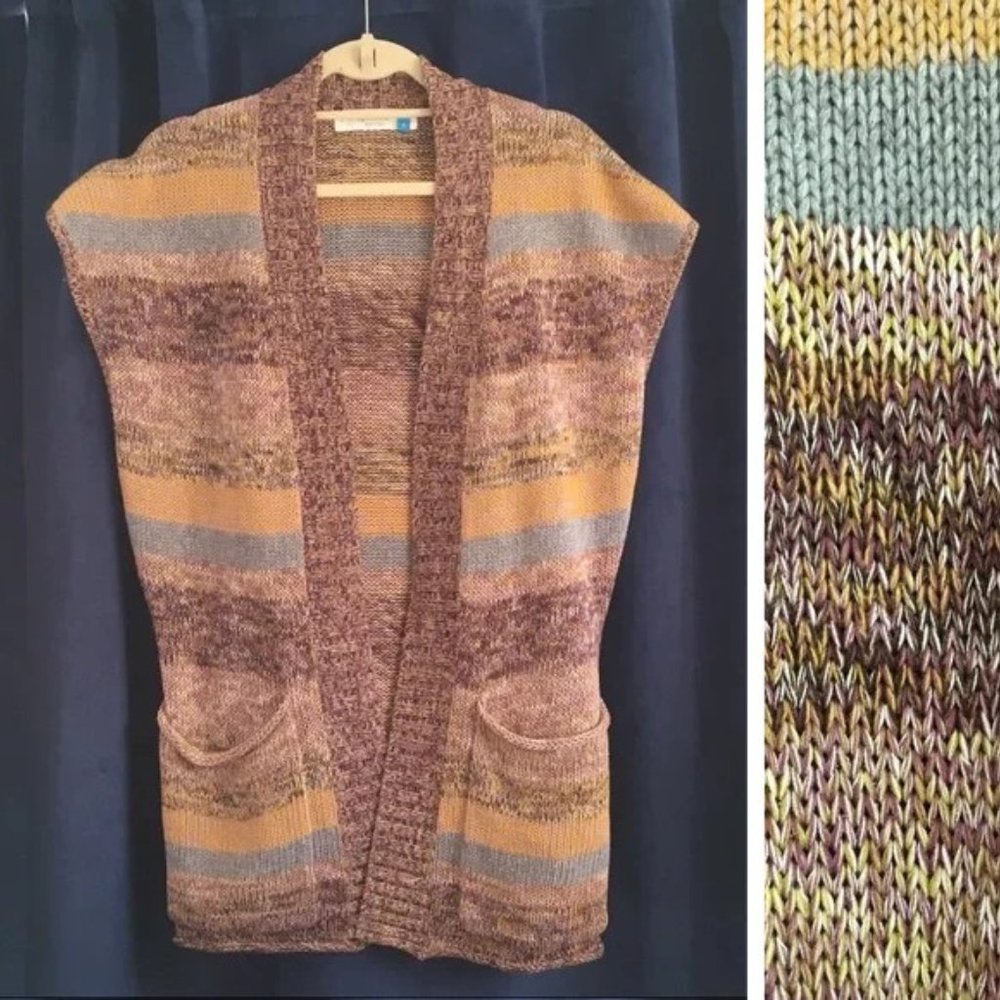 Anthropologie | Striped Open Cardigan